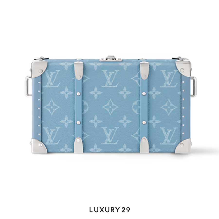 Louis Vuitton LV Taigarama Wallet Trunk Blue LOUIS VUITTON