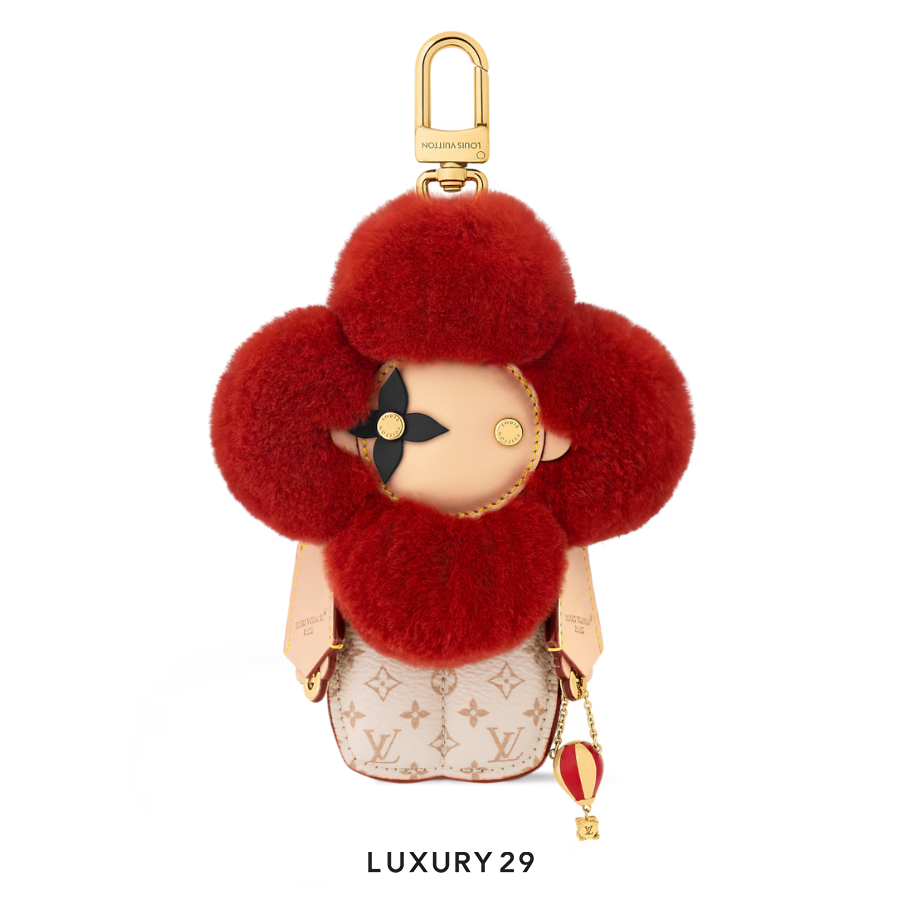 Louis Vuitton LV Vivienne Fashionista Bag Charm Red LOUIS VUITTON