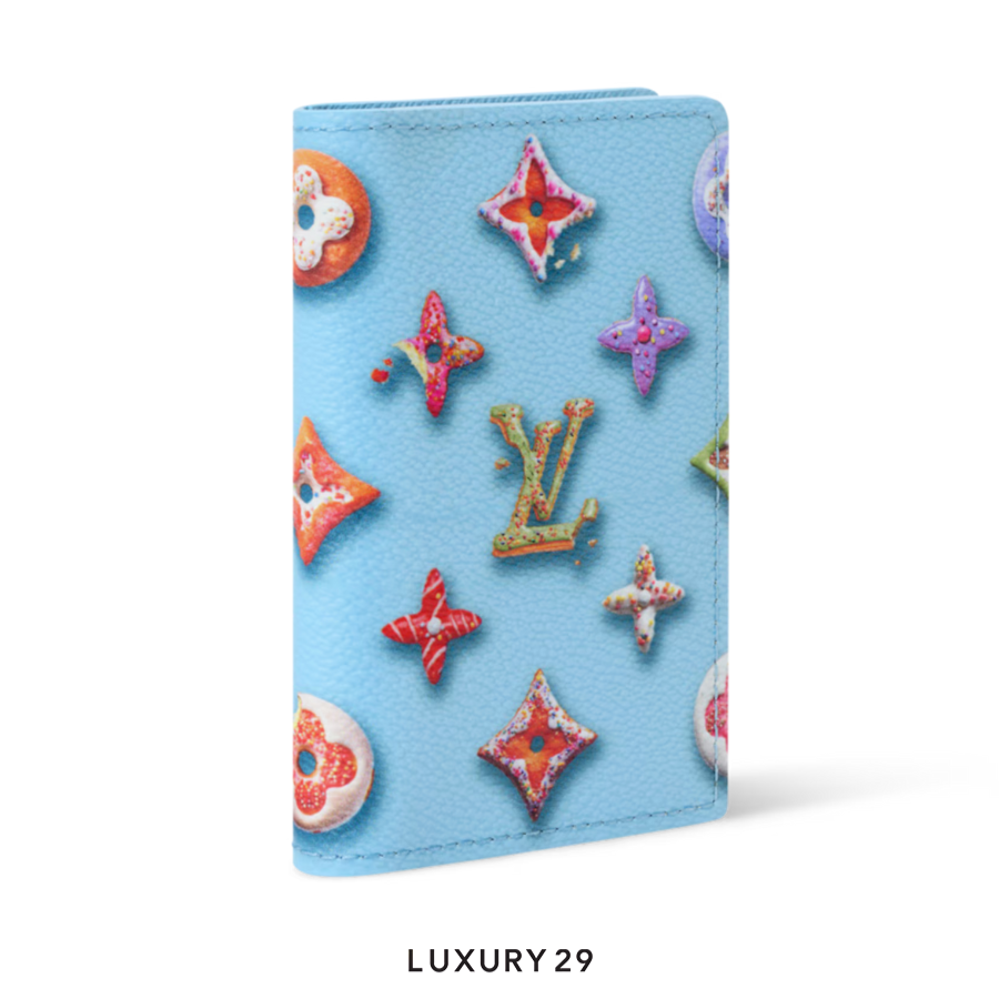 Louis Vuitton LV Wallet Pocket Organizer unique donut-shaped design Blueberry LOUIS VUITTON Luxury29