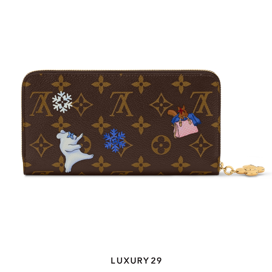 Louis Vuitton LV Zippy Wallet Monogram Snowy Pearl LOUIS VUITTON Luxury29