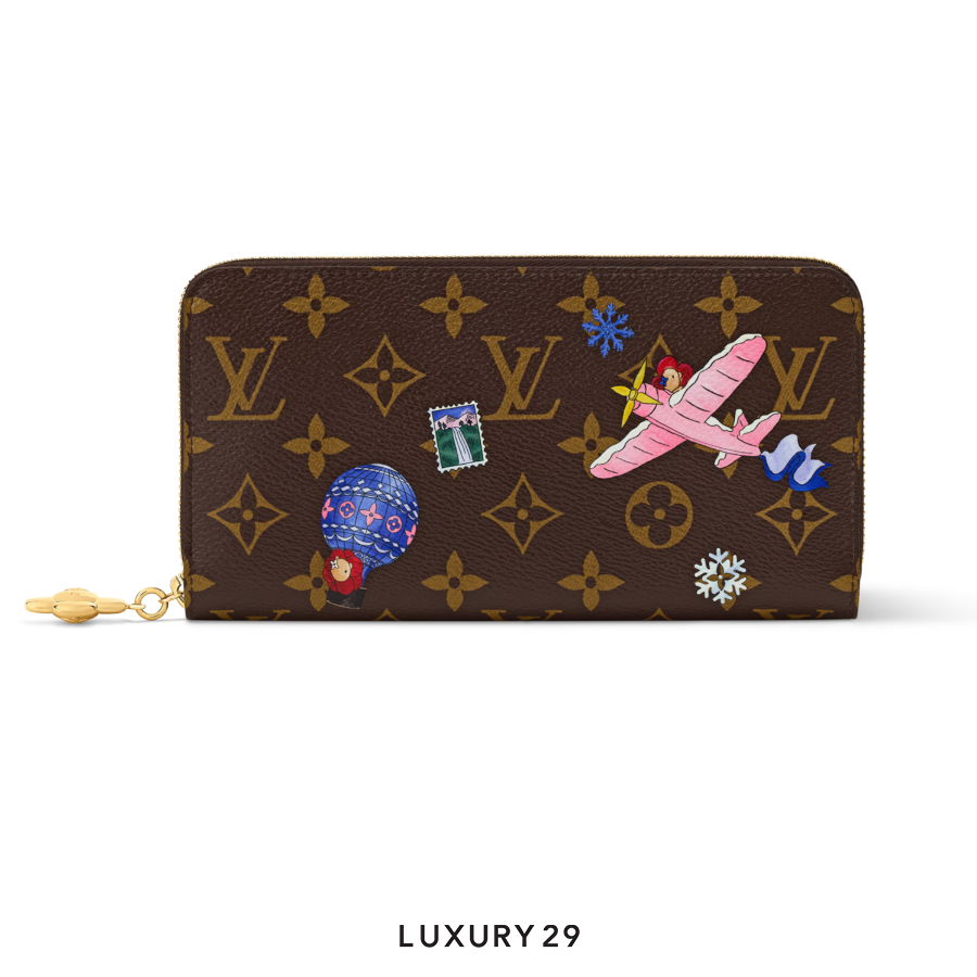 Louis Vuitton LV Zippy Wallet Monogram Snowy Pearl LOUIS VUITTON Luxury29