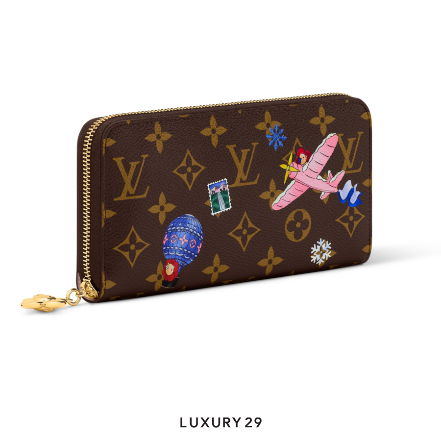 Louis Vuitton LV Zippy Wallet Monogram Snowy Pearl LOUIS VUITTON Luxury29