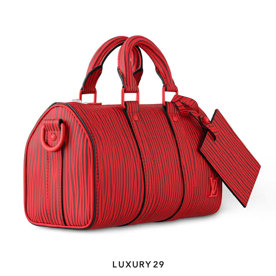 Louis Vuitton LV x Park Seo-Bo - Keepall Bandouliere 25 Bag Red LOUIS VUITTON