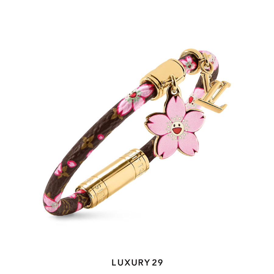 Louis Vuitton LV x TM - Cherry Blossom Bracelet 17cm LOUIS VUITTON