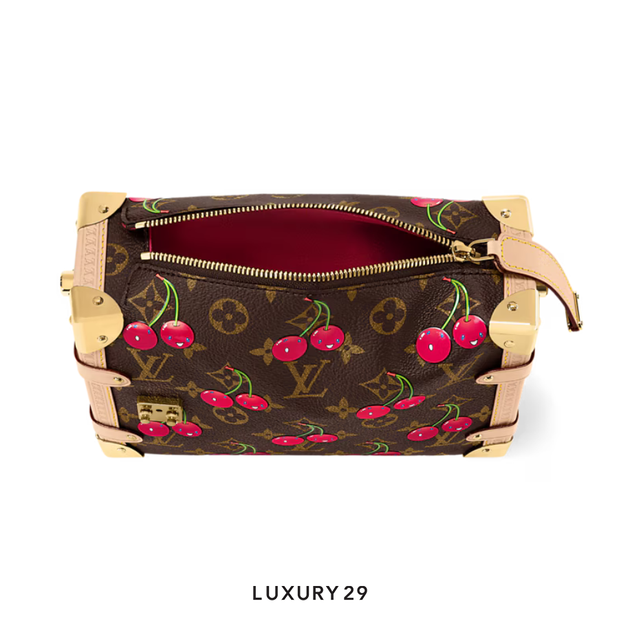 Louis Vuitton LV x TM - Side Trunk MM Bag Monogram cherry canvas Brown LOUIS VUITTON