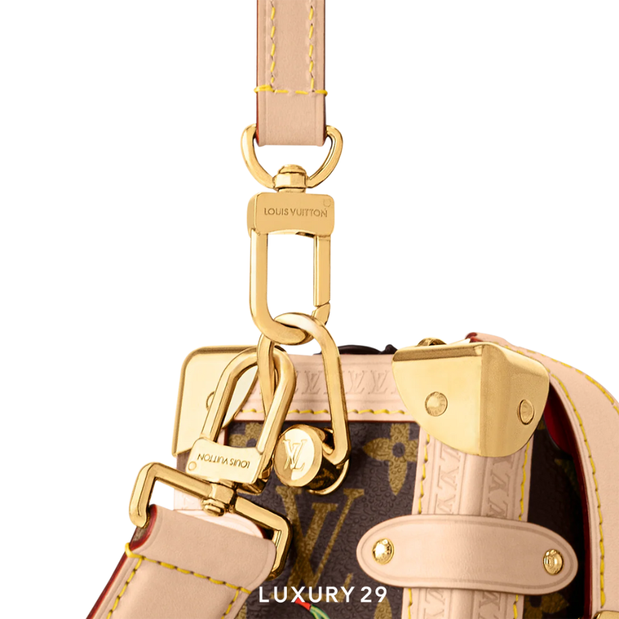 Louis Vuitton LV x TM - Side Trunk MM Bag Monogram cherry canvas Brown LOUIS VUITTON