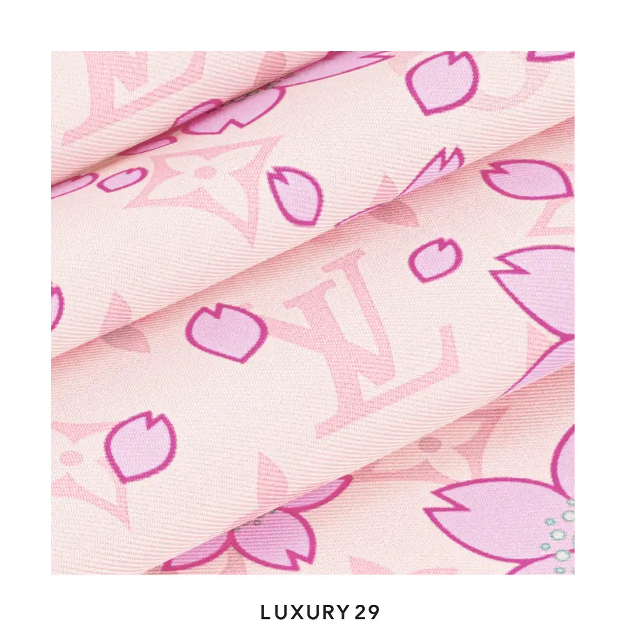 Louis Vuitton LV x TM - Square Fabric Monogram Cherry Blossom 70 Pink LOUIS VUITTON Luxury29