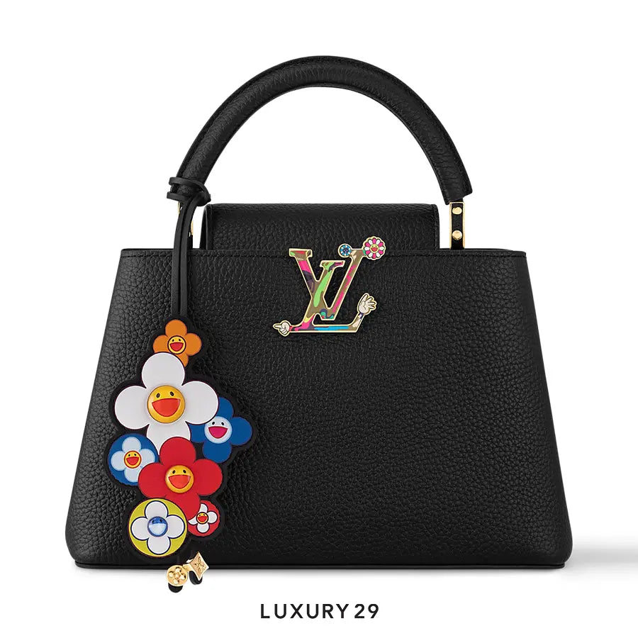 Louis Vuitton LV  x TM  Capucines BB Black