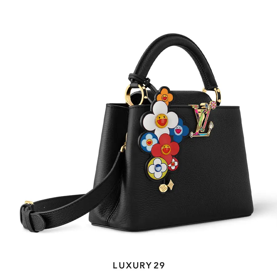 Louis Vuitton LV  x TM  Capucines BB Black LOUIS VUITTON