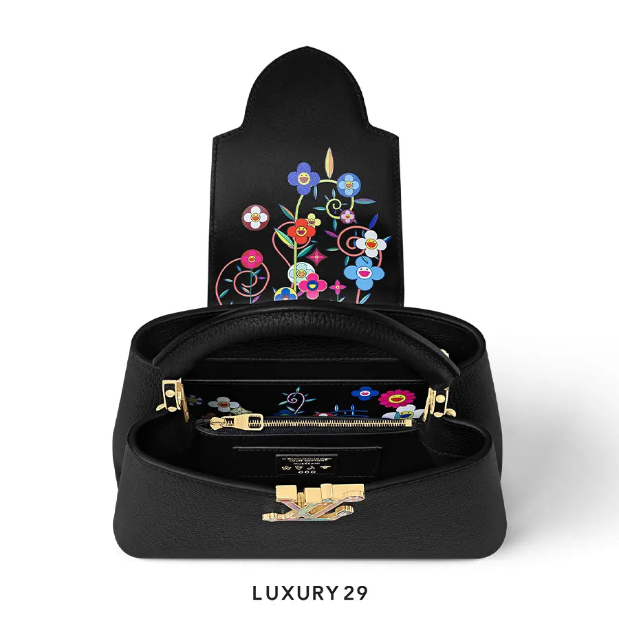 Louis Vuitton LV  x TM  Capucines BB Black LOUIS VUITTON