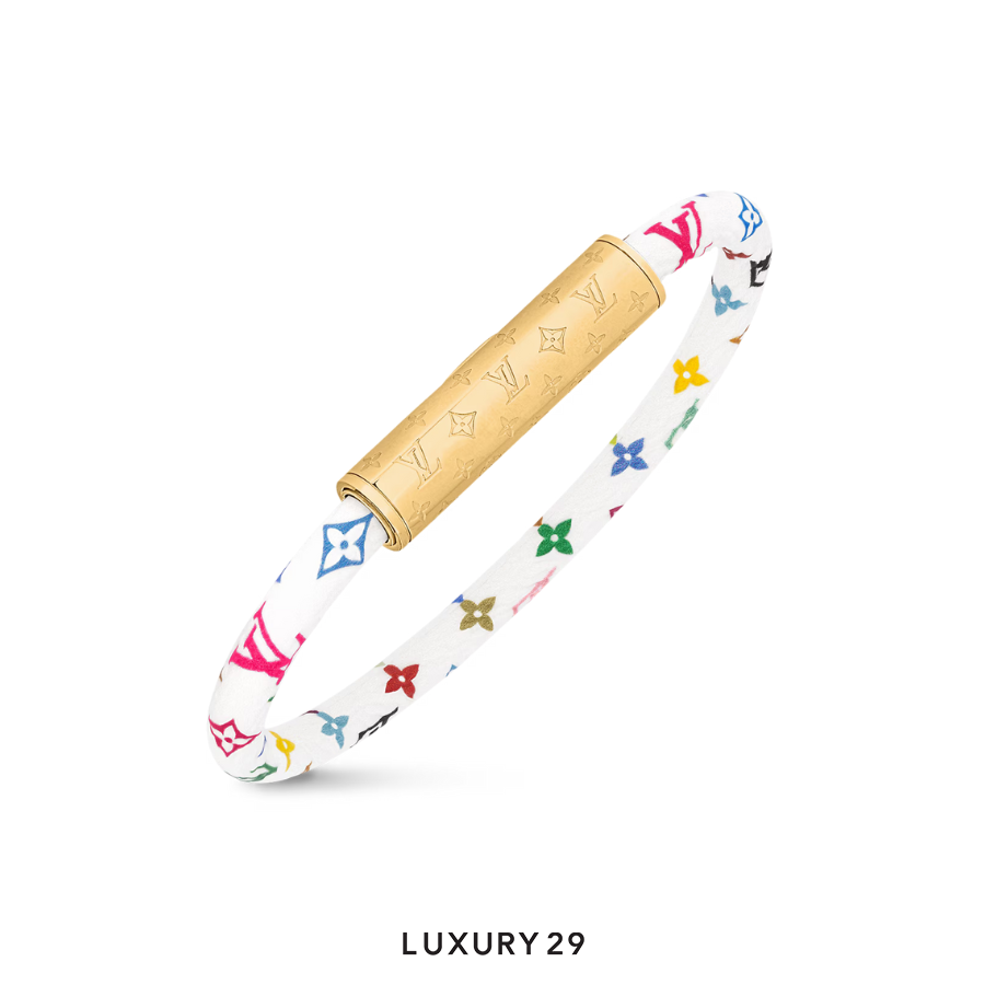Louis Vuitton LV x TM LV Confidential Bracelet White LOUIS VUITTON