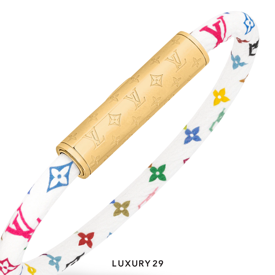 Louis Vuitton LV x TM LV Confidential Bracelet White LOUIS VUITTON