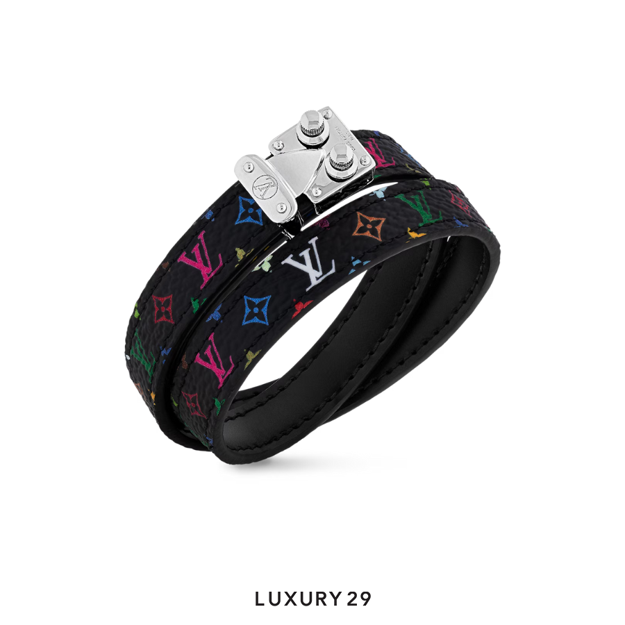 Louis Vuitton LV x TM LV Signature Bracelet Black LOUIS VUITTON