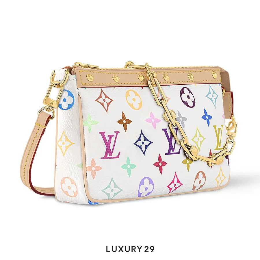 Louis Vuitton LV x TM Pochette Accessoires Multicolore Blanc LOUIS VUITTON