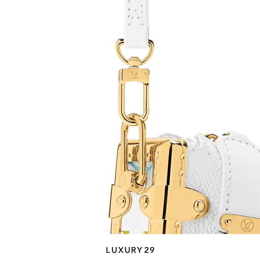 Louis Vuitton LV x TM Slim Trunk Bag Cowhide leather Multicolor/White LOUIS VUITTON Luxury29