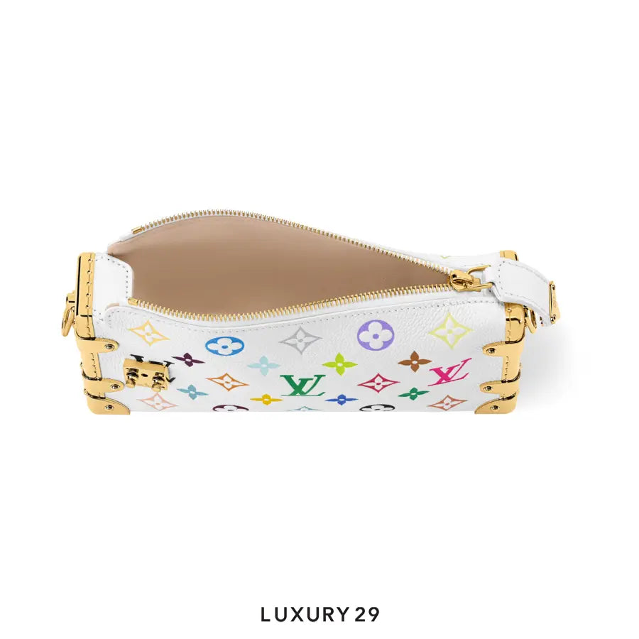 Louis Vuitton LV x TM Slim Trunk Bag Cowhide leather Multicolor/White LOUIS VUITTON Luxury29
