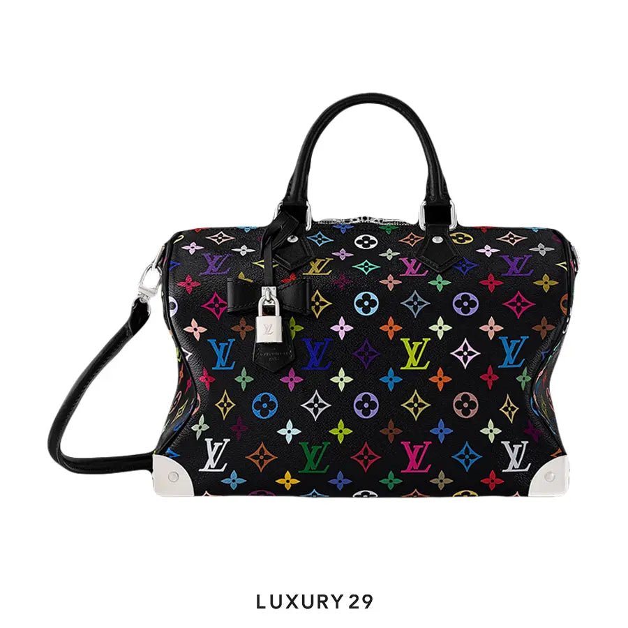 Louis Vuitton LV x TM Speedy Soft 30 Monogram coated canvas  Multicolored