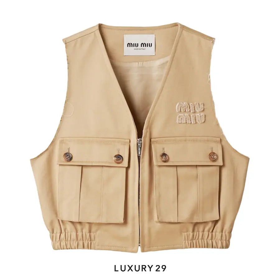 MIU MIU Chino vest Cord