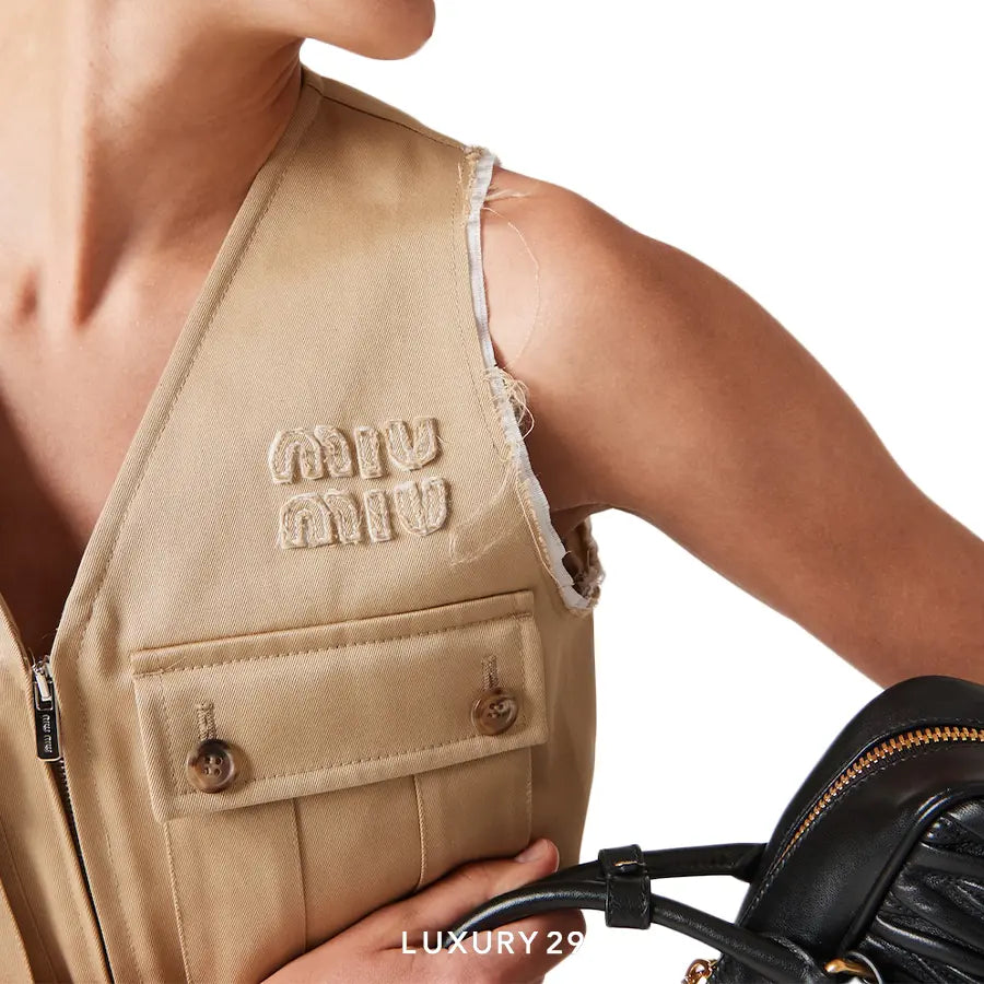 MIU MIU Chino vest Cord MIU MIU