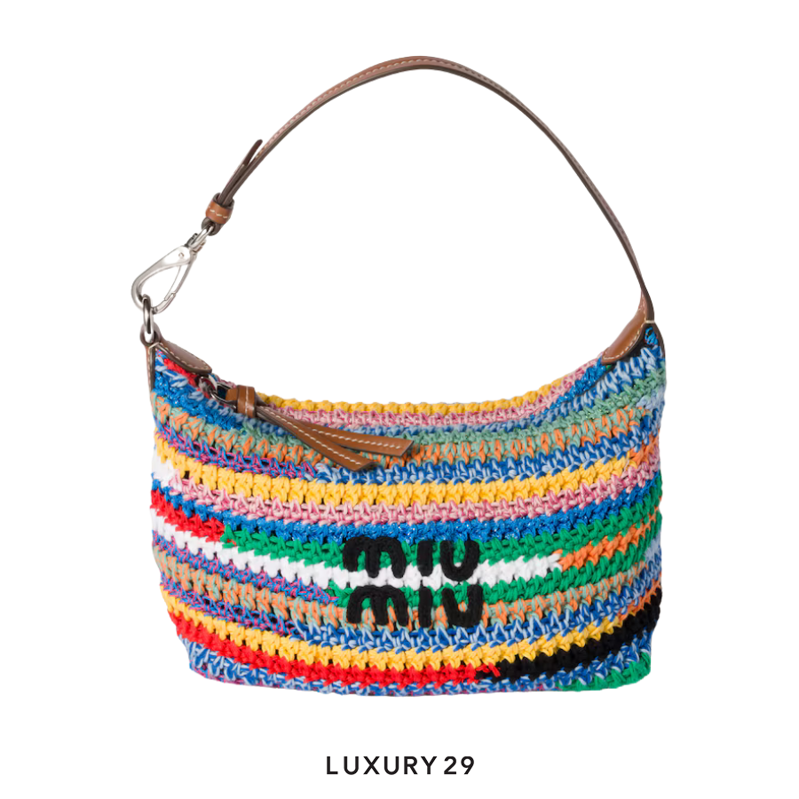 MIU MIU Crochet pouch Multicolored MIU MIU