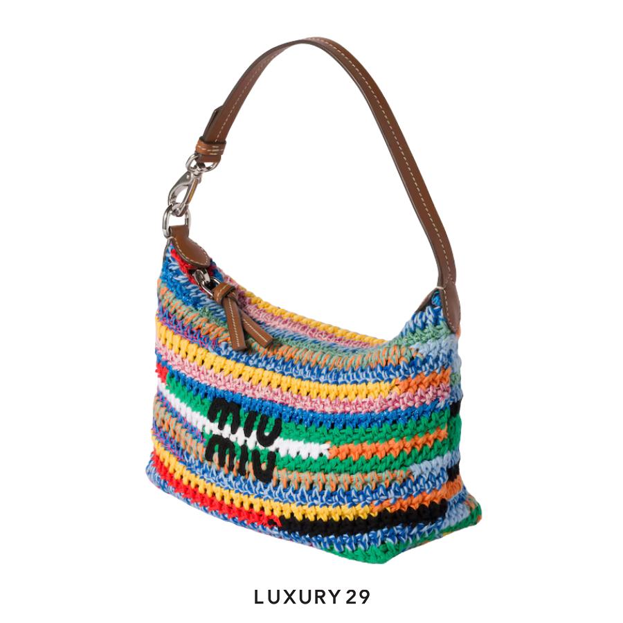 MIU MIU Crochet pouch Multicolored MIU MIU