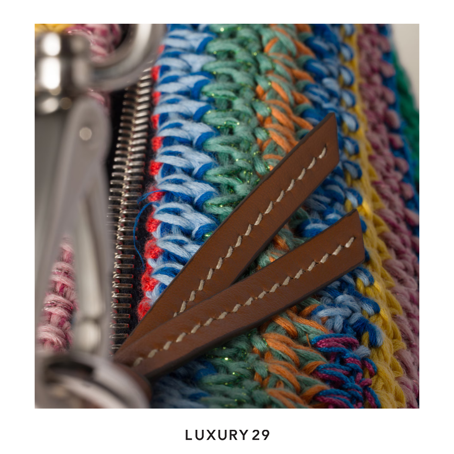 MIU MIU Crochet pouch Multicolored MIU MIU
