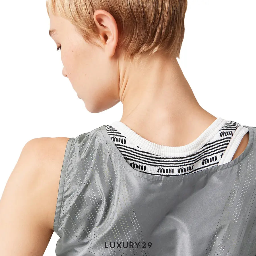 MIU MIU Technical silk top MIU MIU