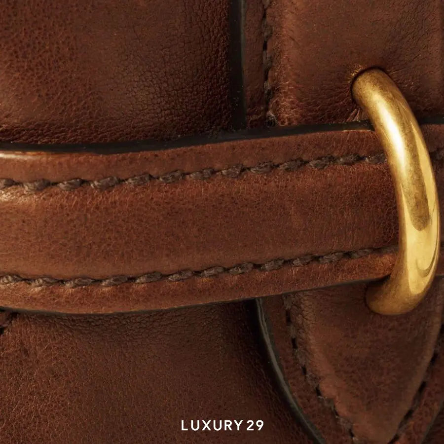 Miu Miu Aventure Nappa Leather Top-Handle Bag Oak MIU MIU
