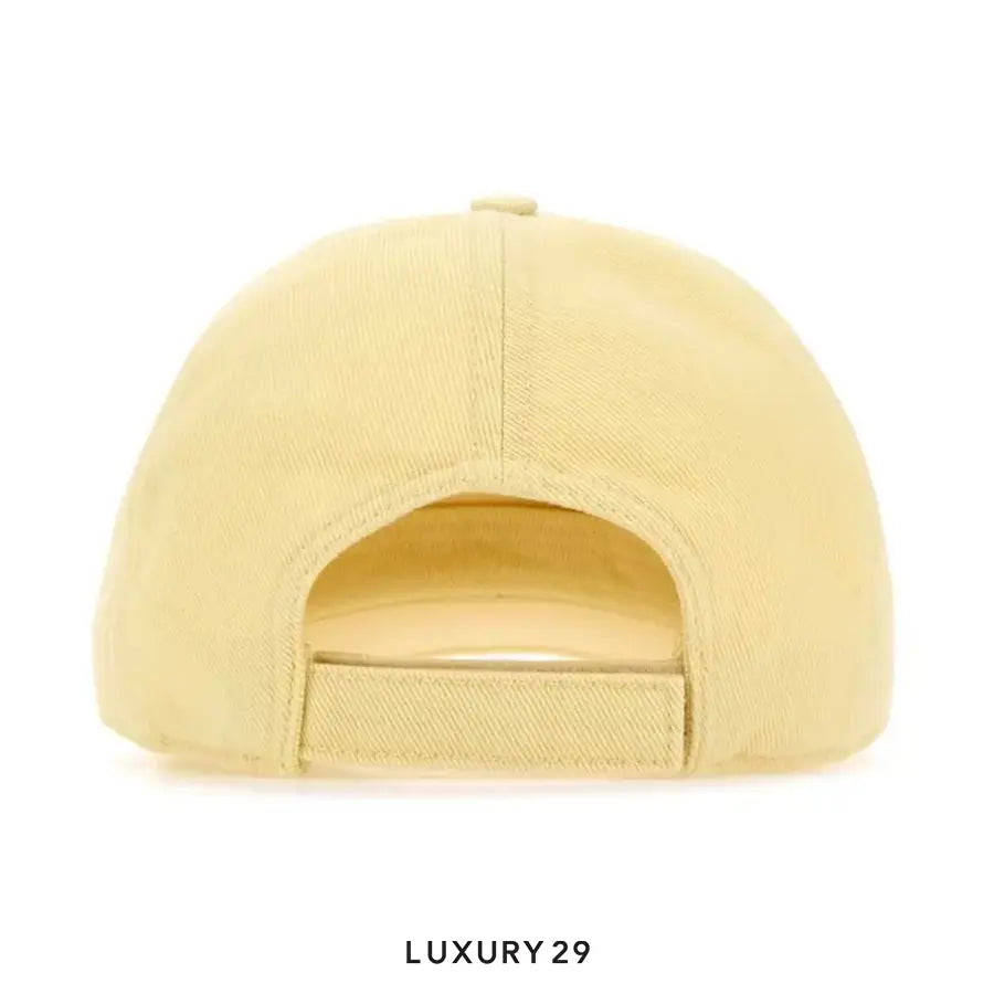 Miu Miu Drill baseball cap Sky Yellow/White MIU MIU