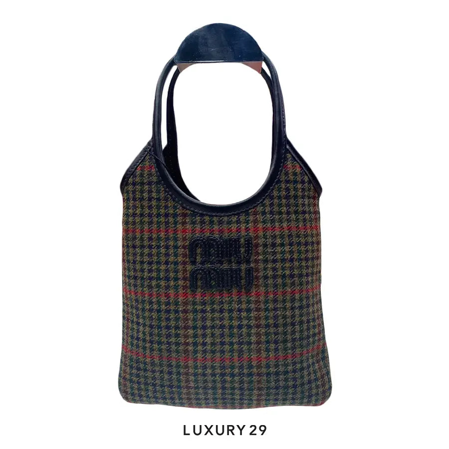 Miu Miu IVY Shopping bag Dark Olive Green
