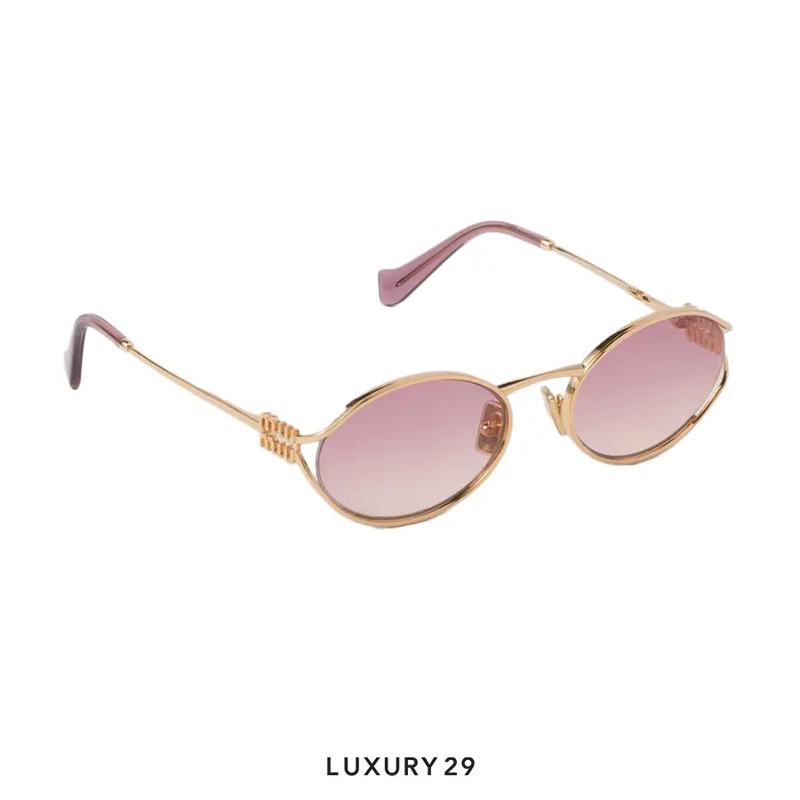 Miu Miu Logo sunglasses Lenses Rosa MIU MIU