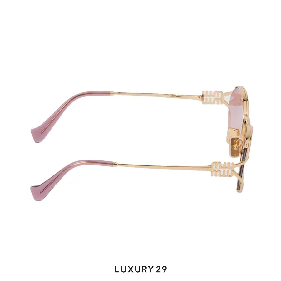 Miu Miu Logo sunglasses Lenses Rosa MIU MIU