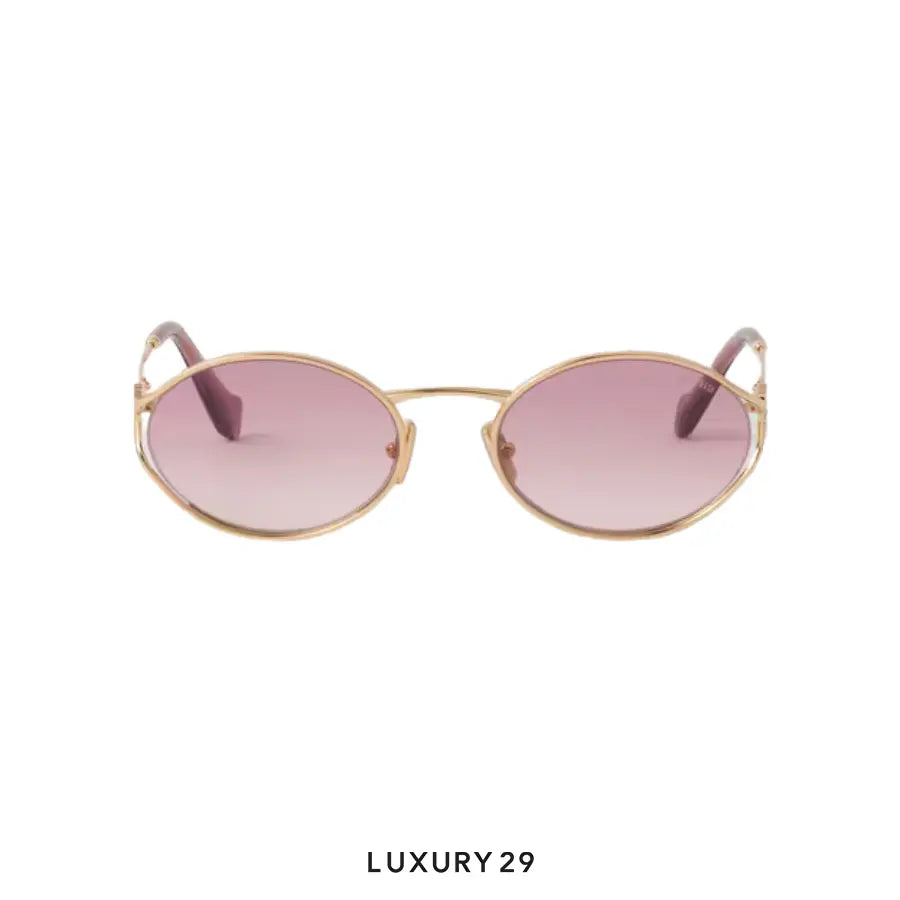 Miu Miu Logo sunglasses Lenses Rosa Beg