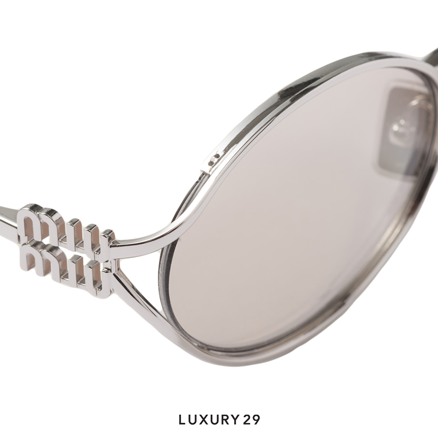 Miu Miu Logo sunglasses Light gold lenses MIU MIU Luxury29