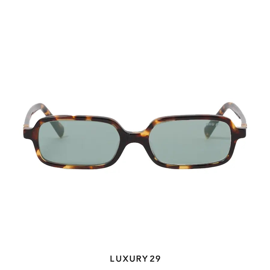 Miu Miu Regard Sunglasses Water Green Lenses