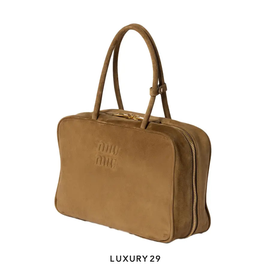Miu Miu Suede Beau bag Olive Green MIU MIU