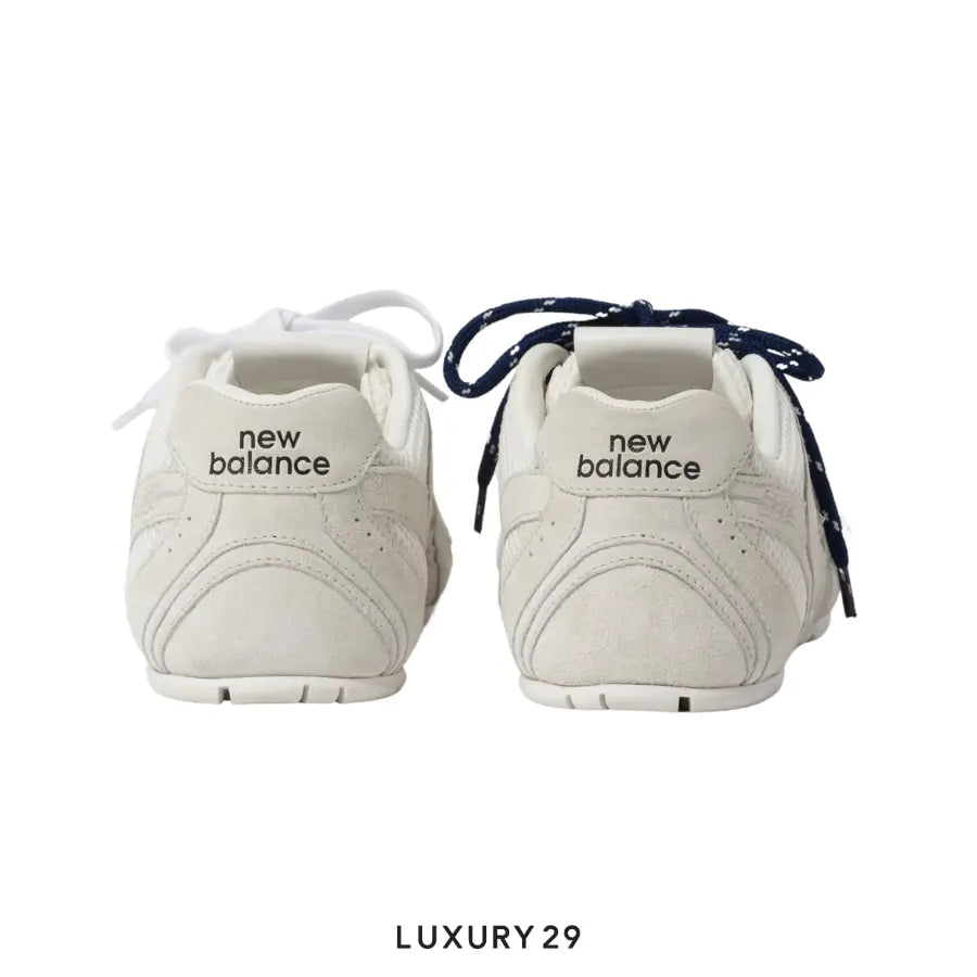 Miu Miu X New Balance 530 SL suede and mesh sneakers White MIU MIU