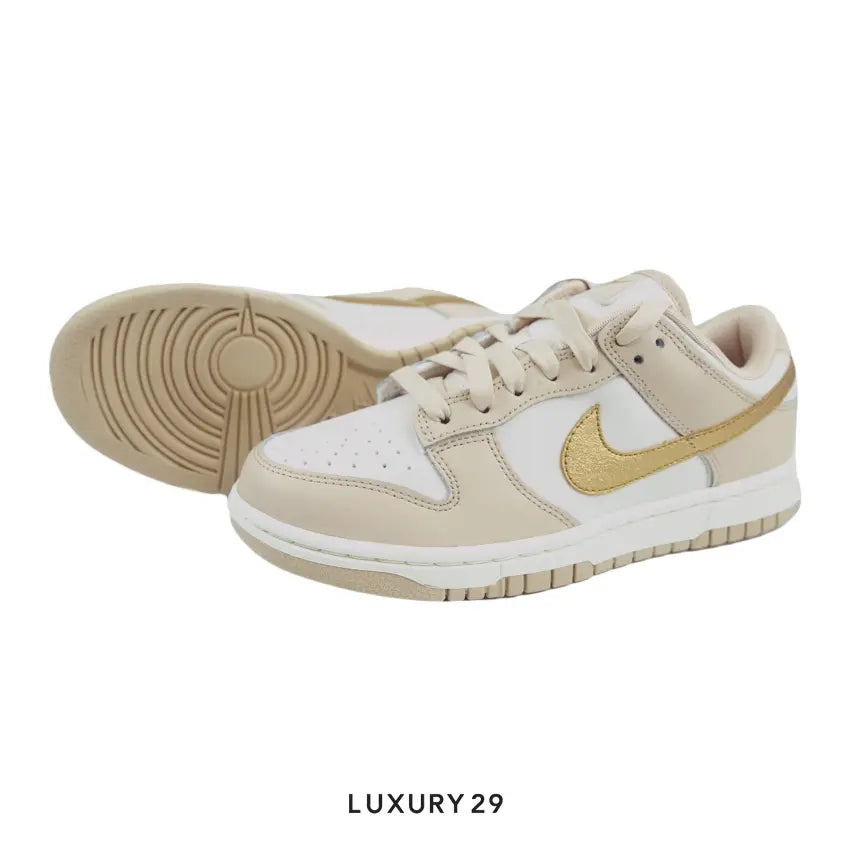 Nike Dunk Low Phantom Metallic Gold (Women's)(W) NIKE Luxury29