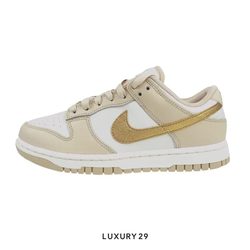Nike Dunk Low Phantom Metallic Gold (Women's)(W) NIKE Luxury29