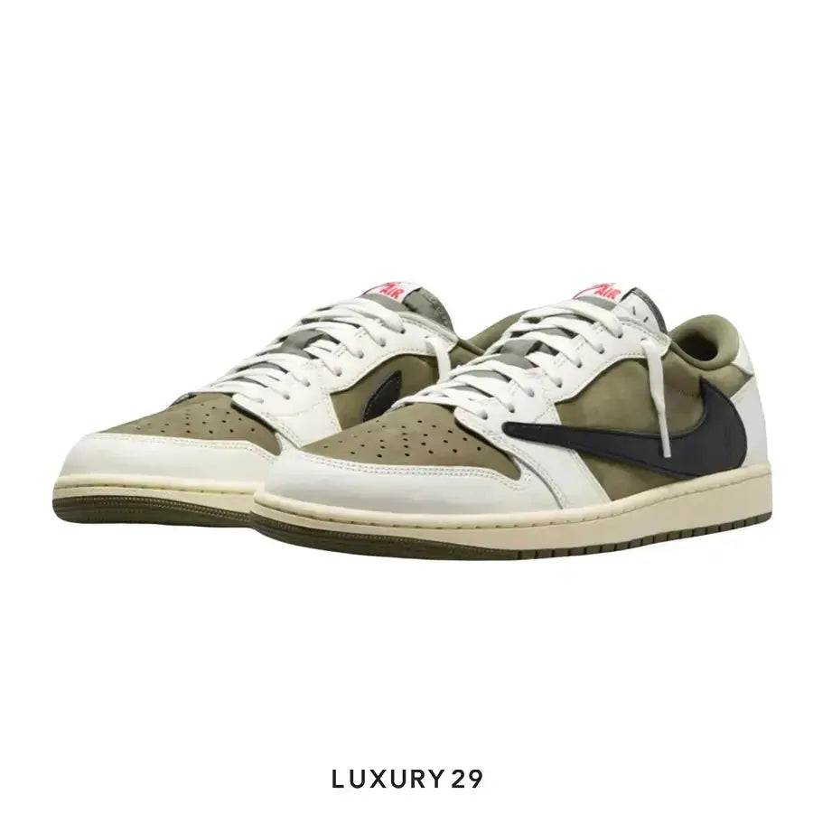 Nike Jordan 1 Retro Low OG SP Travis Scott Olive (Women's) NIKE