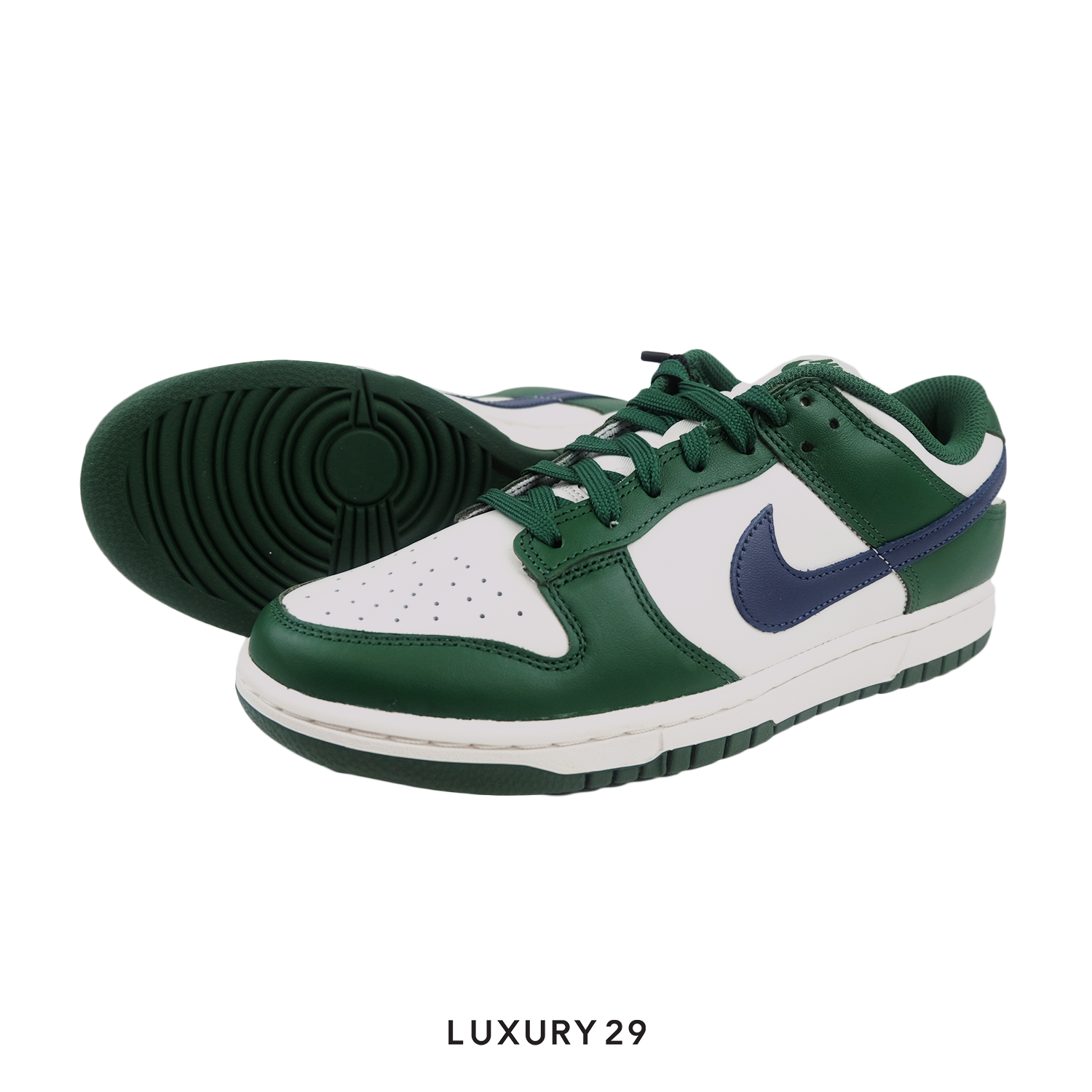 Nike Dunk Low Retro Gorge Green Midnight Navy (Women's)(W) NIKE