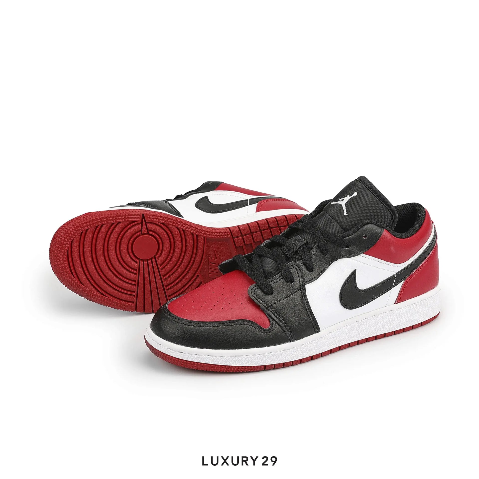 Nike Jordan 1 Low Bred Toe (GS) NIKE