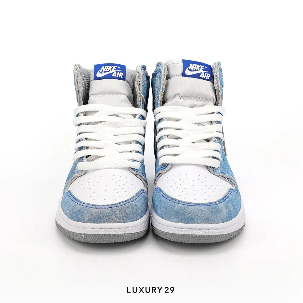 Nike Jordan 1 Retro High Hyper Royal Smoke Grey (GS) NIKE