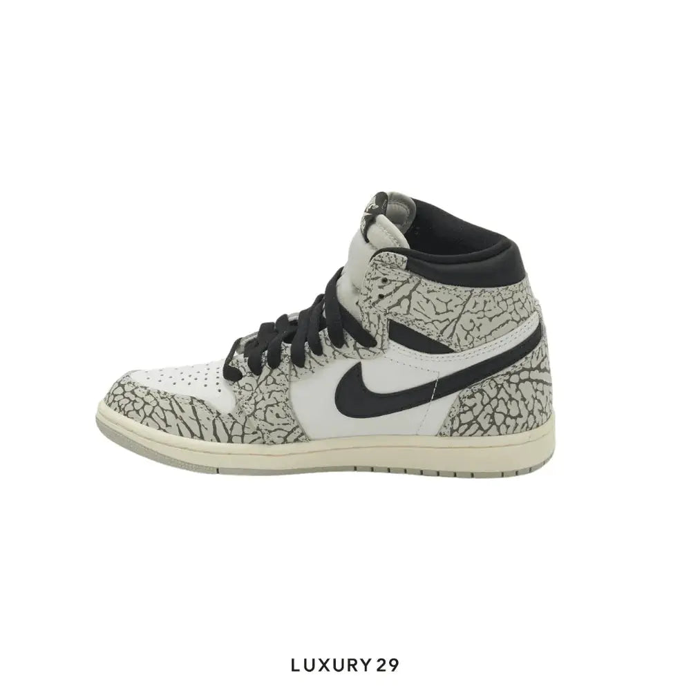 Nike Jordan 1 Retro High OG White Cement (GS) (2023)(M) NIKE