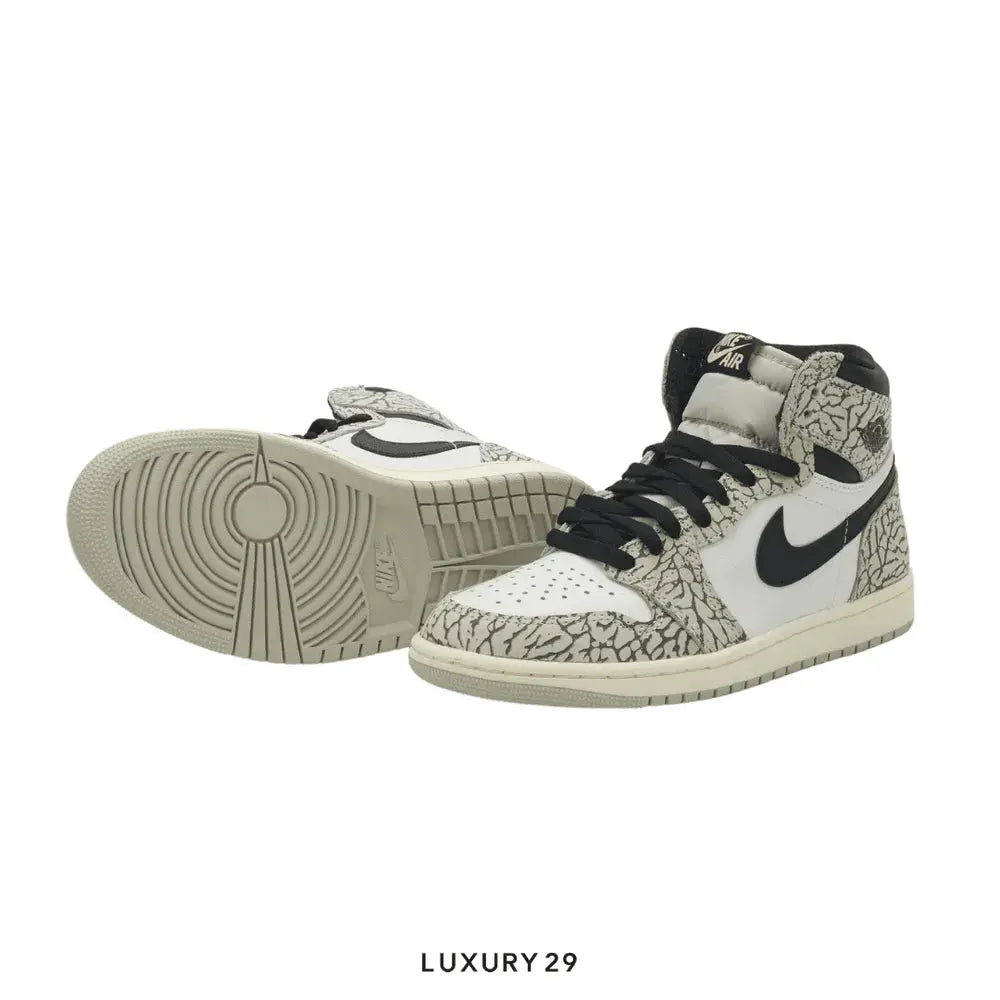 Nike Jordan 1 Retro High OG White Cement (GS) (2023)(M) NIKE