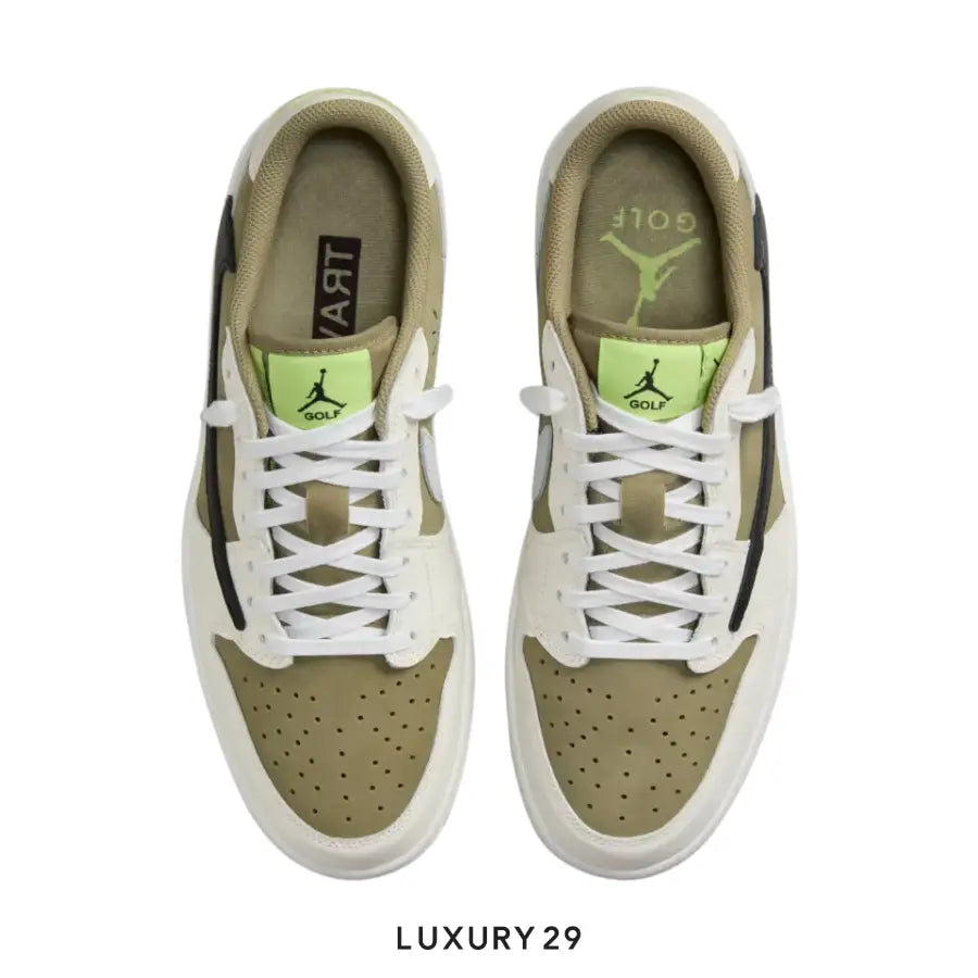 Nike Jordan 1 Retro Low Golf Travis Scott Neutral Olive(M) NIKE