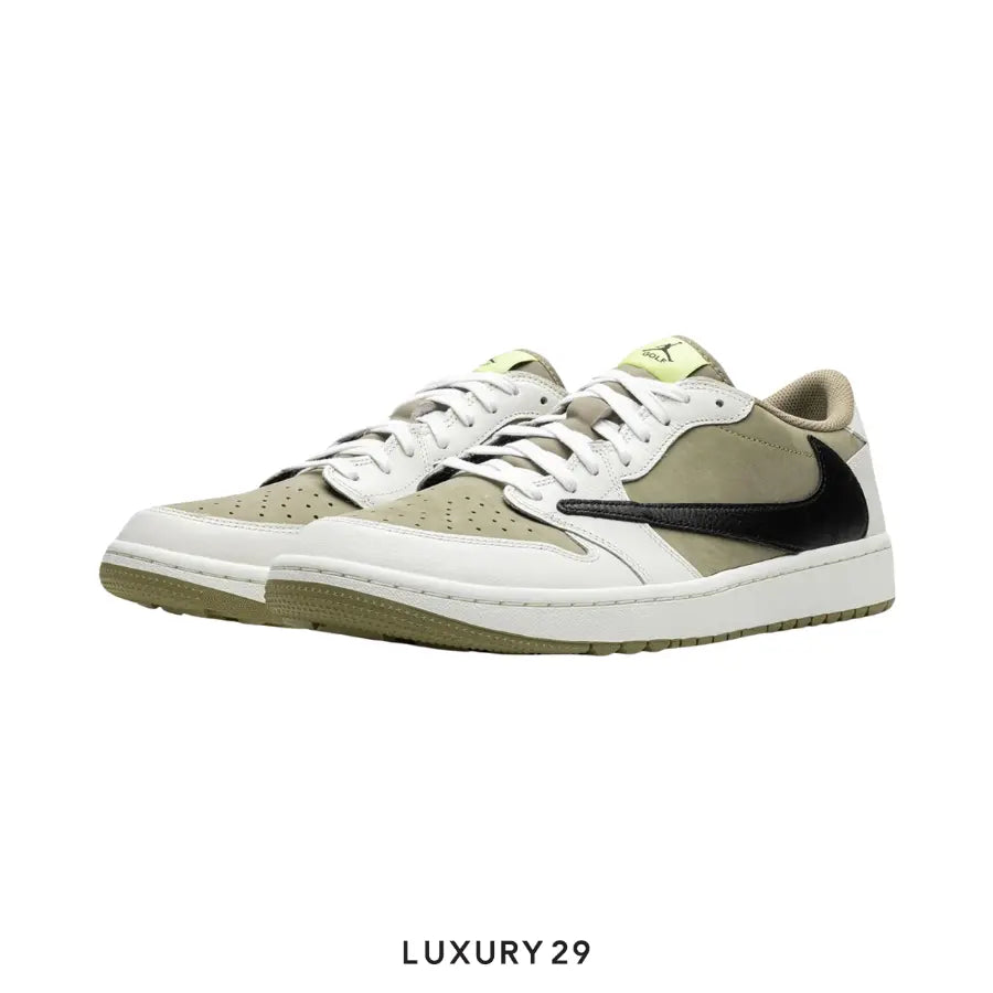 Nike Jordan 1 Retro Low Golf Travis Scott Neutral Olive(M) NIKE