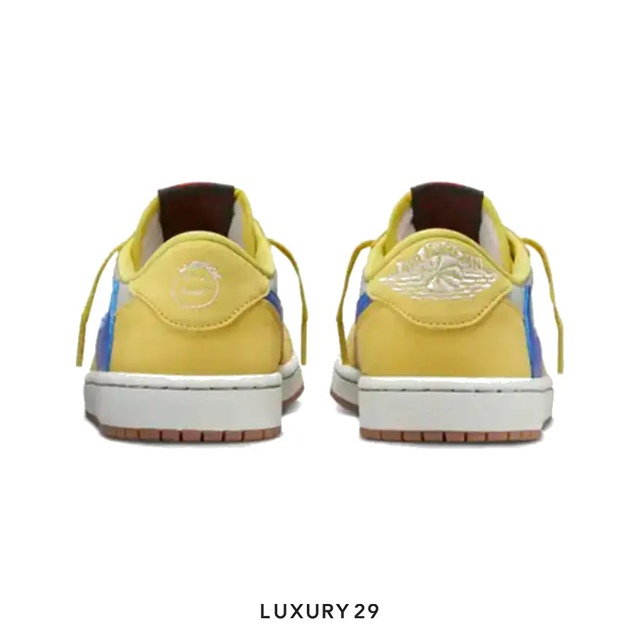Nike Jordan 1 Retro Low OG SP Travis Scott Canary (Women's)(W) NIKE