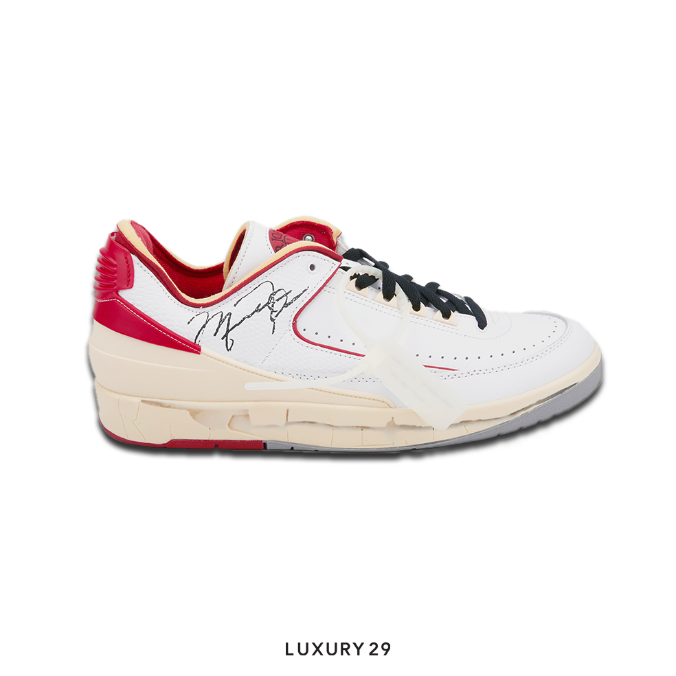 Nike Jordan 2 Retro Low SP Off-White White Red NIKE
