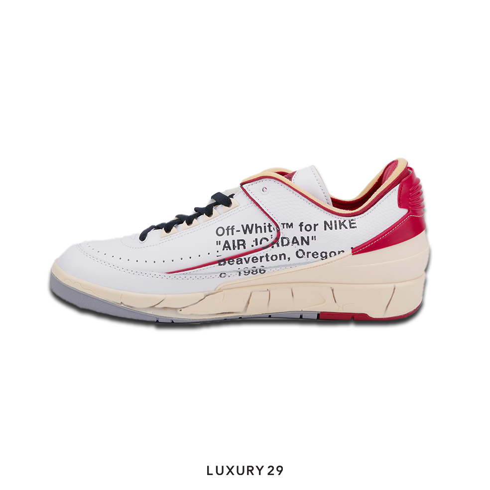 Nike Jordan 2 Retro Low SP Off-White White Red NIKE